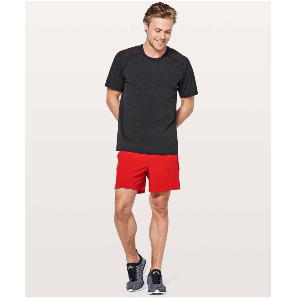 Lululemon Men’s Surge Short *6" Updated in Bold Red Size L - Picture 14 of 15